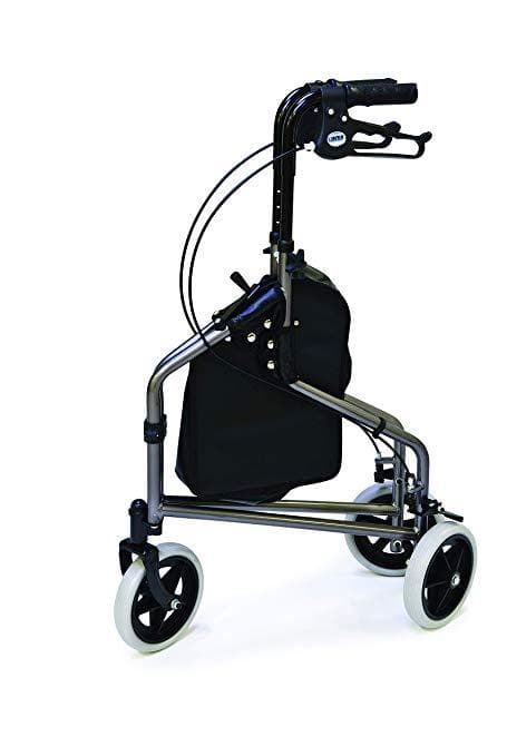 Lumex 3-Wheel Cruiser Folding Rollators with Storage Pouch - primehubstore.shop Rollators