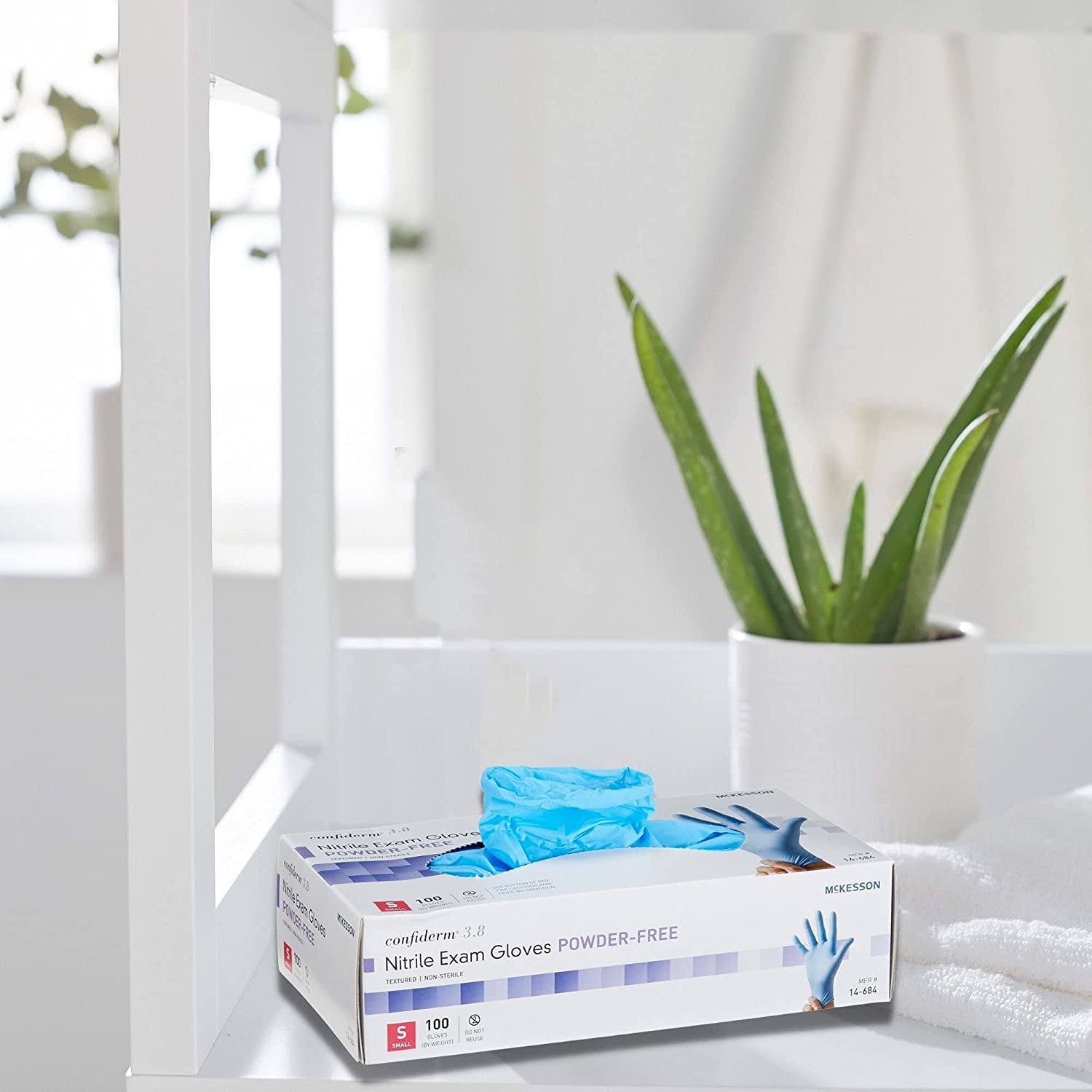 McKesson Confiderm® Nitrile Exam Gloves - NonSterile Standard Cuff Length - primehubstore.shop Nitrile Gloves