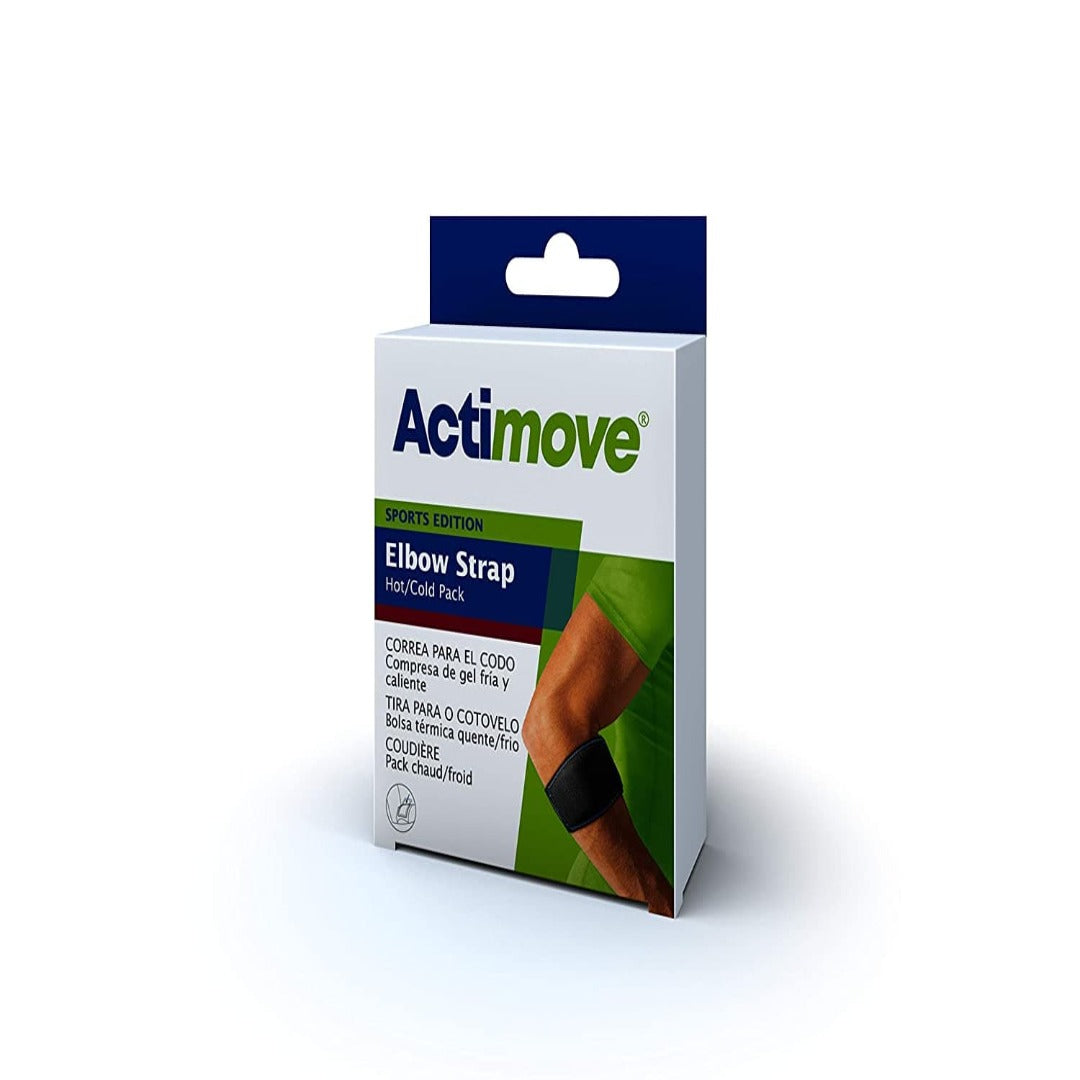 Actimove Elbow Strap Hot/Cold Pack Universal - Golfers Elbow Pain Relief - primehubstore.shop Elbow Support