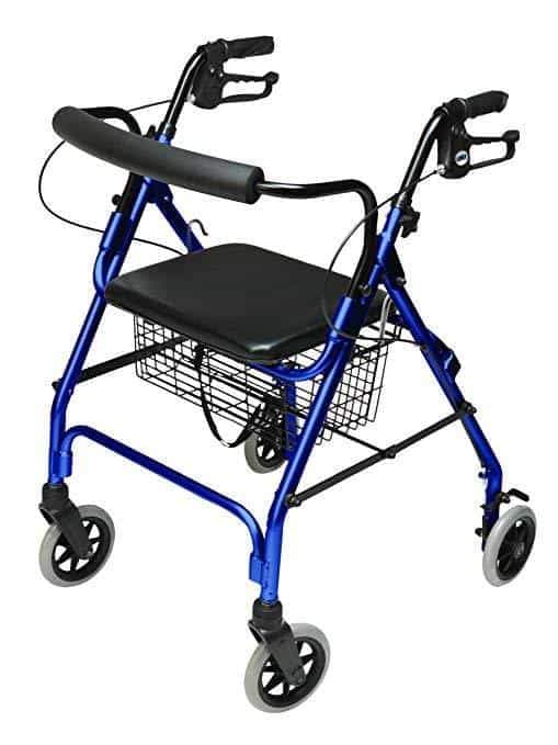 Lumex Walkabout Lite Four-Wheel Rollators - Lightweight 14.5 lbs - primehubstore.shop Rollators