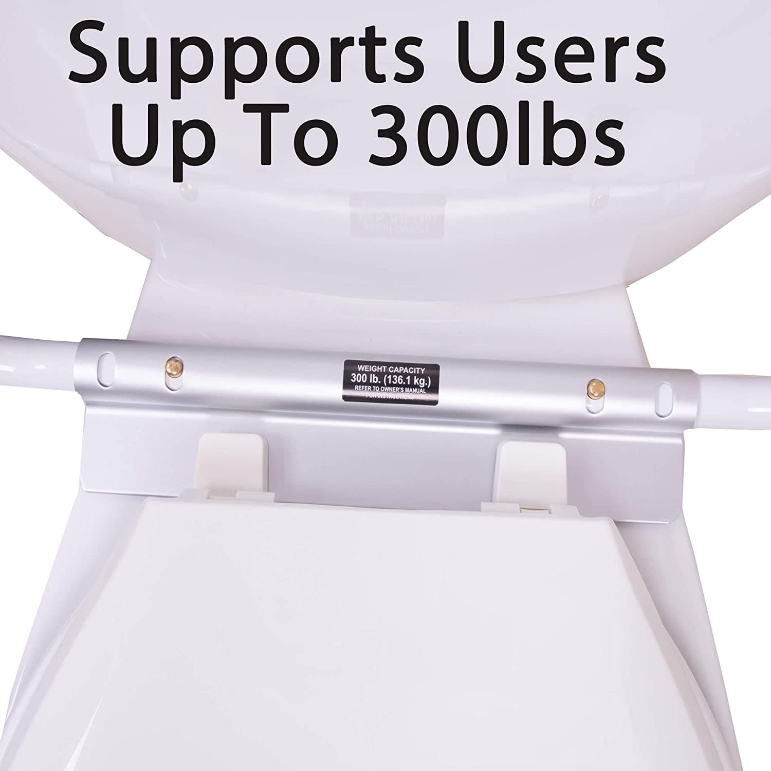 Carex Toilet Safety Frame with Adjustable Width - Easy Installation - primehubstore.shop Toilet Safety Frames