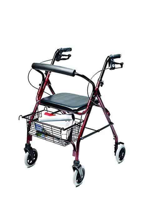 Lumex Walkabout Lite Four-Wheel Rollators - Lightweight 14.5 lbs - primehubstore.shop Rollators