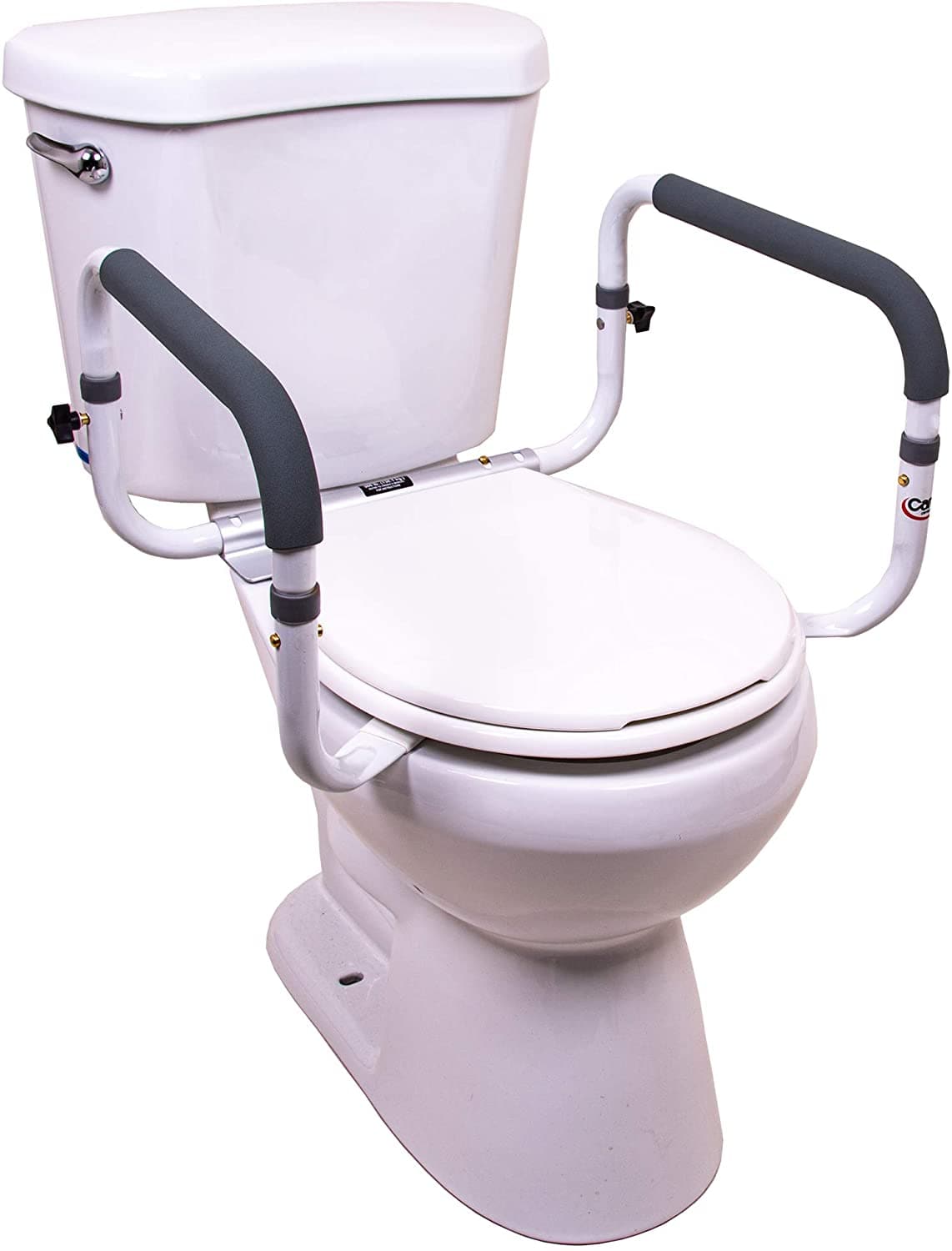 Carex Toilet Safety Frame with Adjustable Width - Easy Installation - primehubstore.shop Toilet Safety Frames