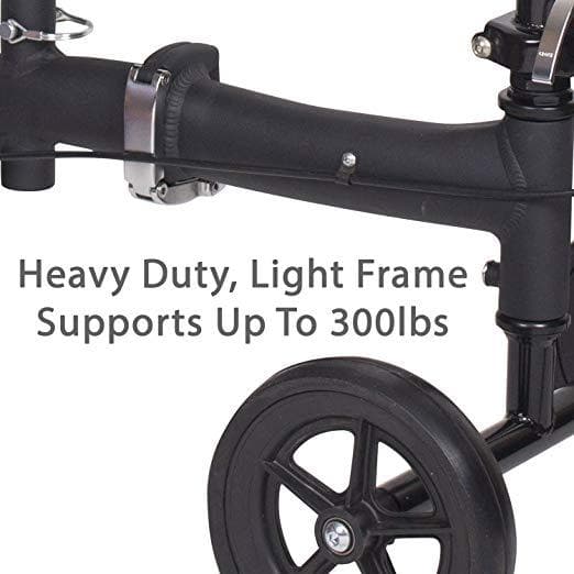 Carex Folding Knee Walker Scooter - 300 Lbs Weight Capacity - primehubstore.shop Knee Walkers