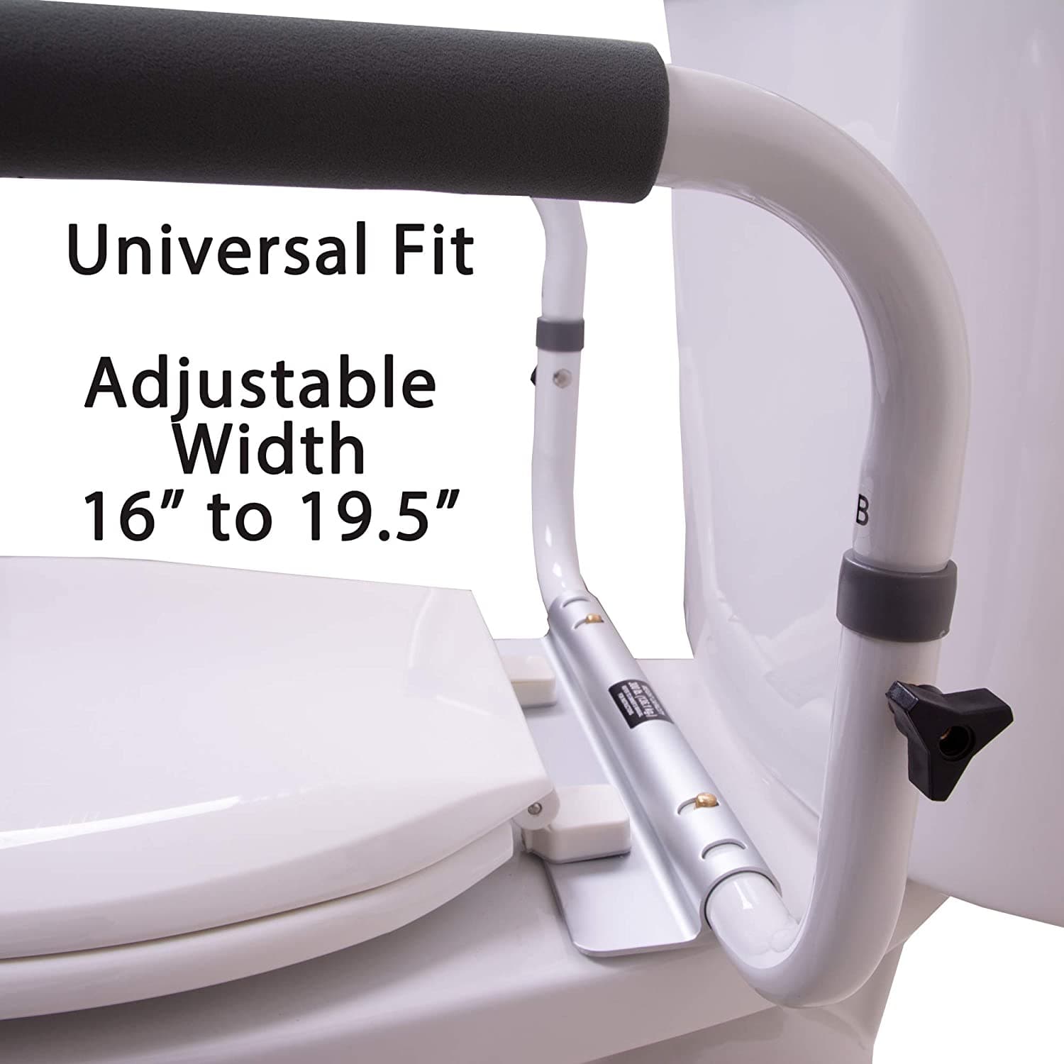 Carex Toilet Safety Frame with Adjustable Width - Easy Installation - primehubstore.shop Toilet Safety Frames