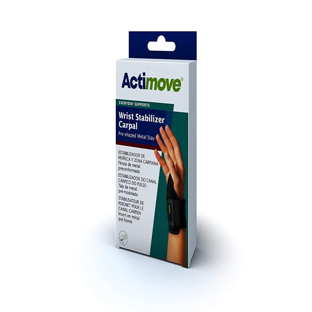 Actimove Wrist Stabilizer Carpal Pre-Shaped Metal Stay Universal - Right/Left - primehubstore.shop Wrist Splint