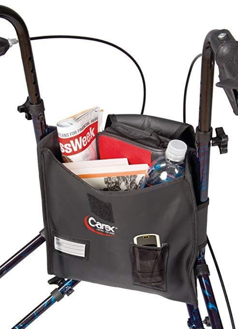 Carex Folding Trio Rolling Walker 3-Wheeled Rollator - primehubstore.shop Rollators