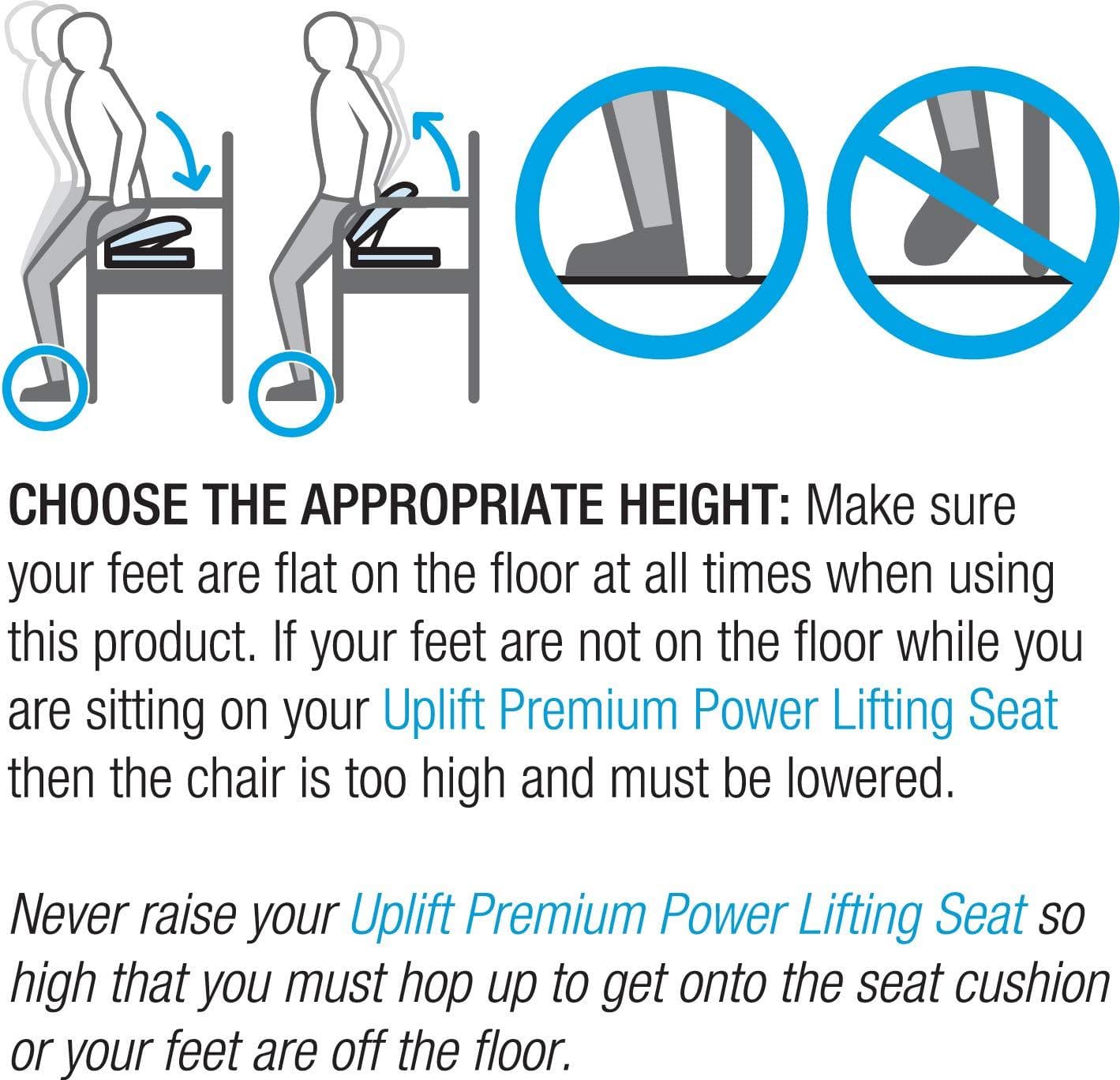 Carex Health Brands Premium Power Lifting Seat - 100% Electric Lift Up To 300 lbs - primehubstore.shop Stand Assist Aids