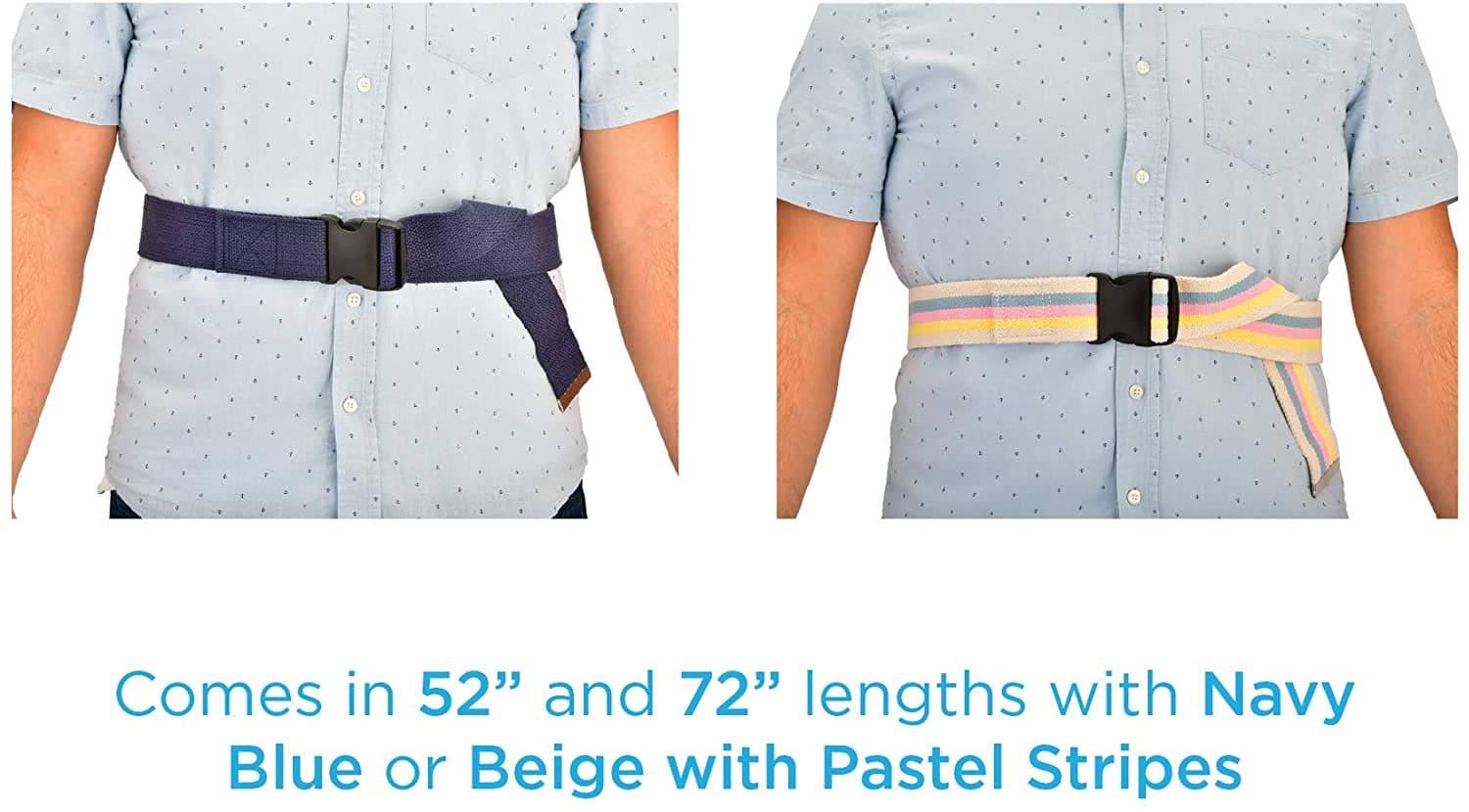 Nova Medical Patient Transfer Gait Belts - Plastic Buckle - primehubstore.shop Gait Belts