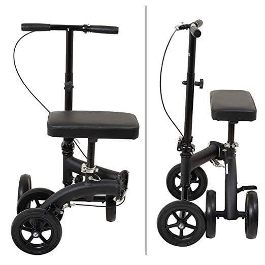 Carex Folding Knee Walker Scooter - 300 Lbs Weight Capacity - primehubstore.shop Knee Walkers