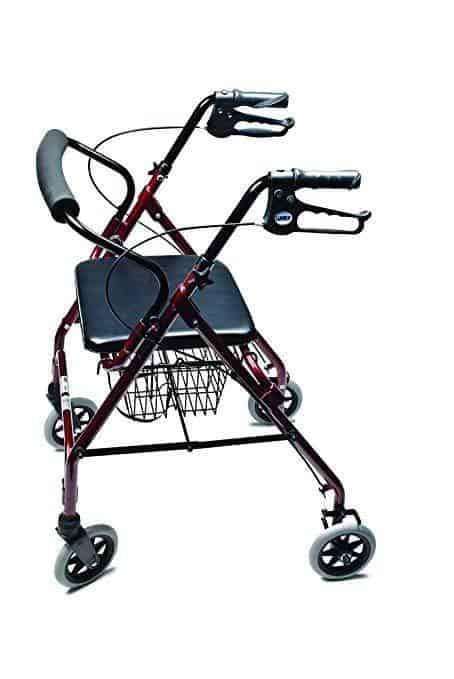 Lumex Walkabout Lite Four-Wheel Rollators - Lightweight 14.5 lbs - primehubstore.shop Rollators