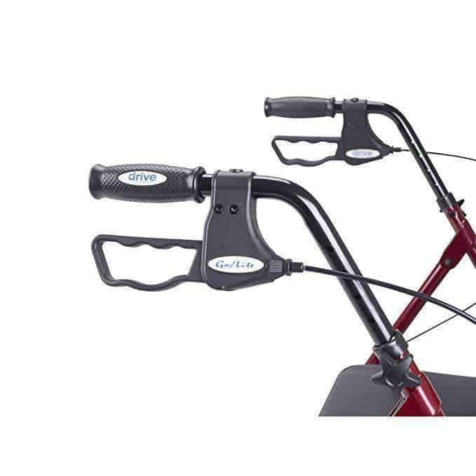 Drive Medical Go-Lite Heavy Duty Bariatric Steel Rollators - primehubstore.shop Rollators