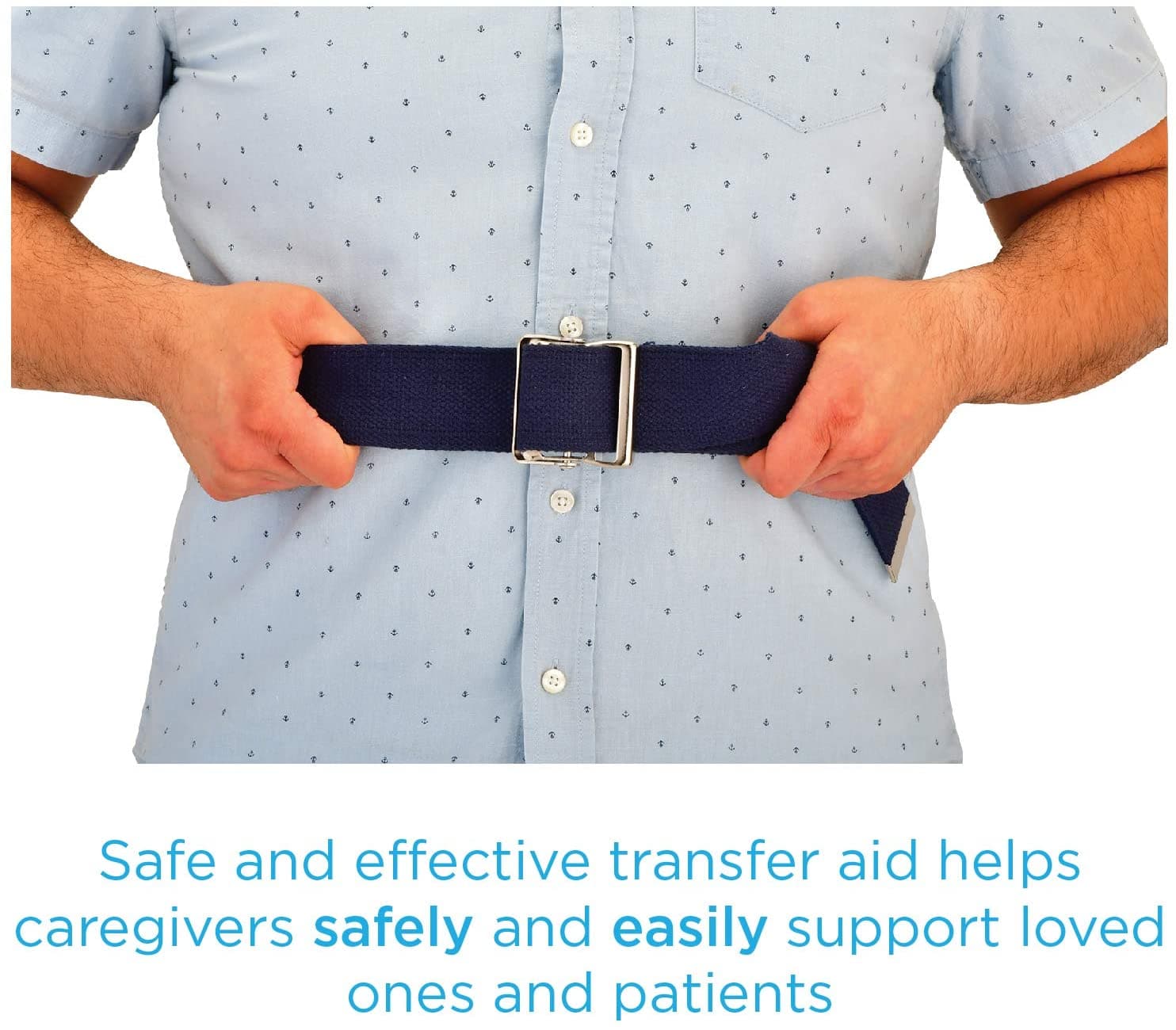 Nova Medical Patient Transfer Gait Belts - Metal Buckle - primehubstore.shop Gait Belts