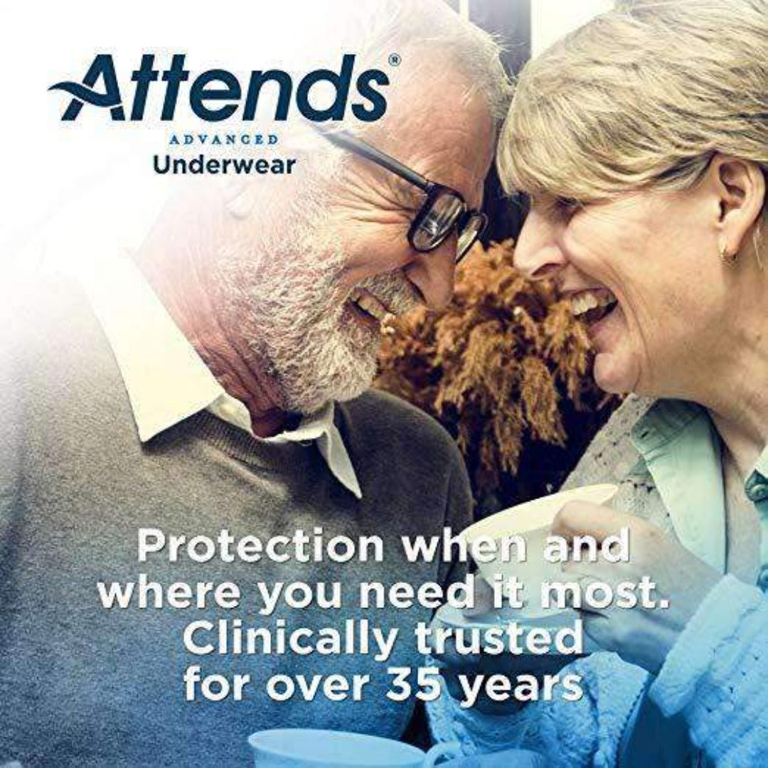 Attends Advanced Protective Underwear with Advanced DermaDry Technology for Adult Incontinence Care - primehubstore.shop Incontinence