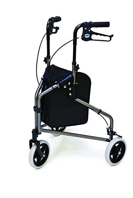 Lumex 3-Wheel Cruiser Folding Rollators with Storage Pouch - primehubstore.shop Rollators