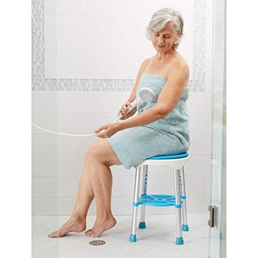 Carex EZ Swivel Shower Stool - Rotates 360 Degrees - primehubstore.shop Bath Benches & Seats