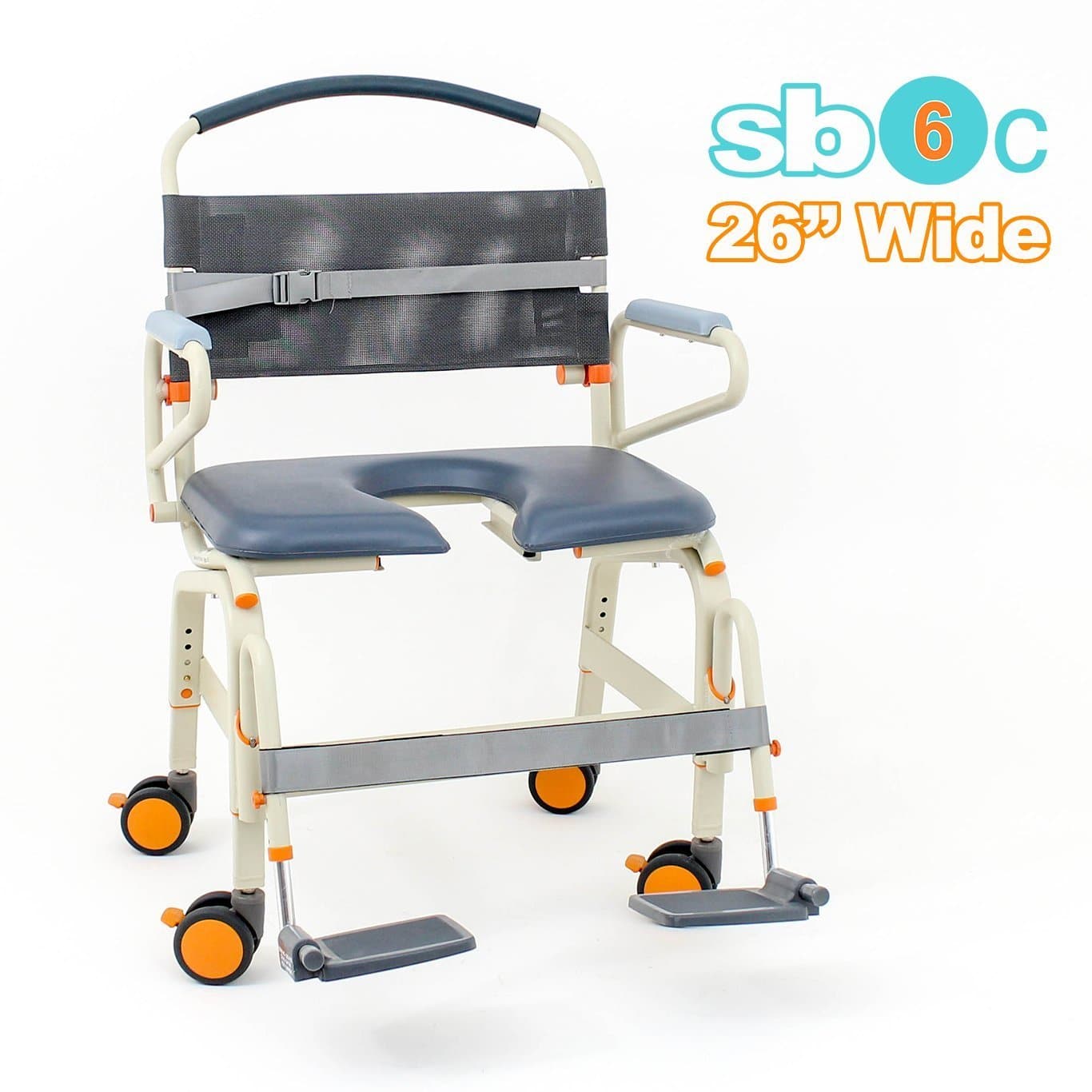 ShowerBuddy Roll-In Bariatric Extra Wide Mobile Shower Chairs - primehubstore.shop Shower Chairs