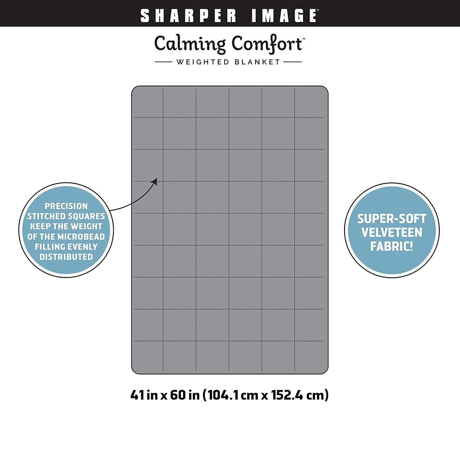 Sharper Image Calming Comfort Weighted Blankets - primehubstore.shop Weighted Blankets