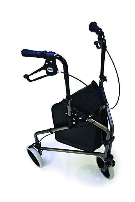 Lumex 3-Wheel Cruiser Folding Rollators with Storage Pouch - primehubstore.shop Rollators