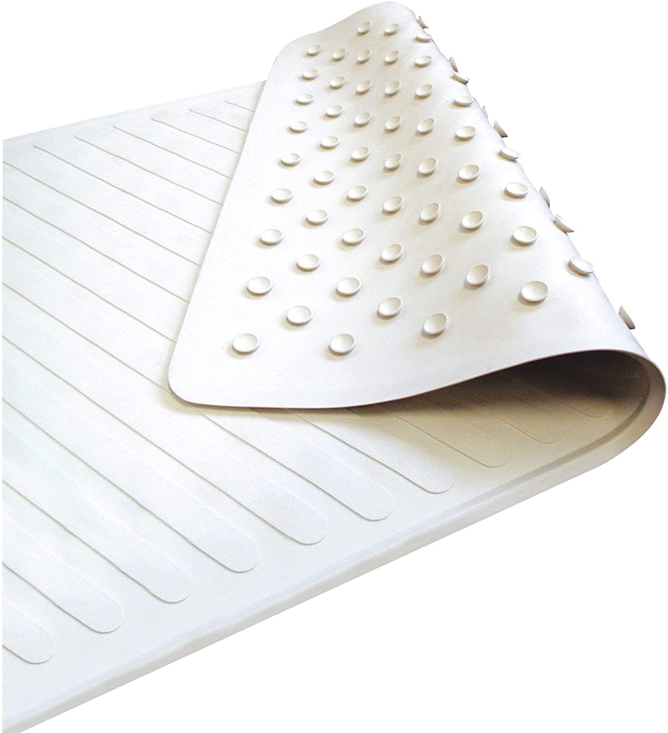 Carex Nonslip Shower and Bathtub Mat - White - 28 x 16 - primehubstore.shop shower mats