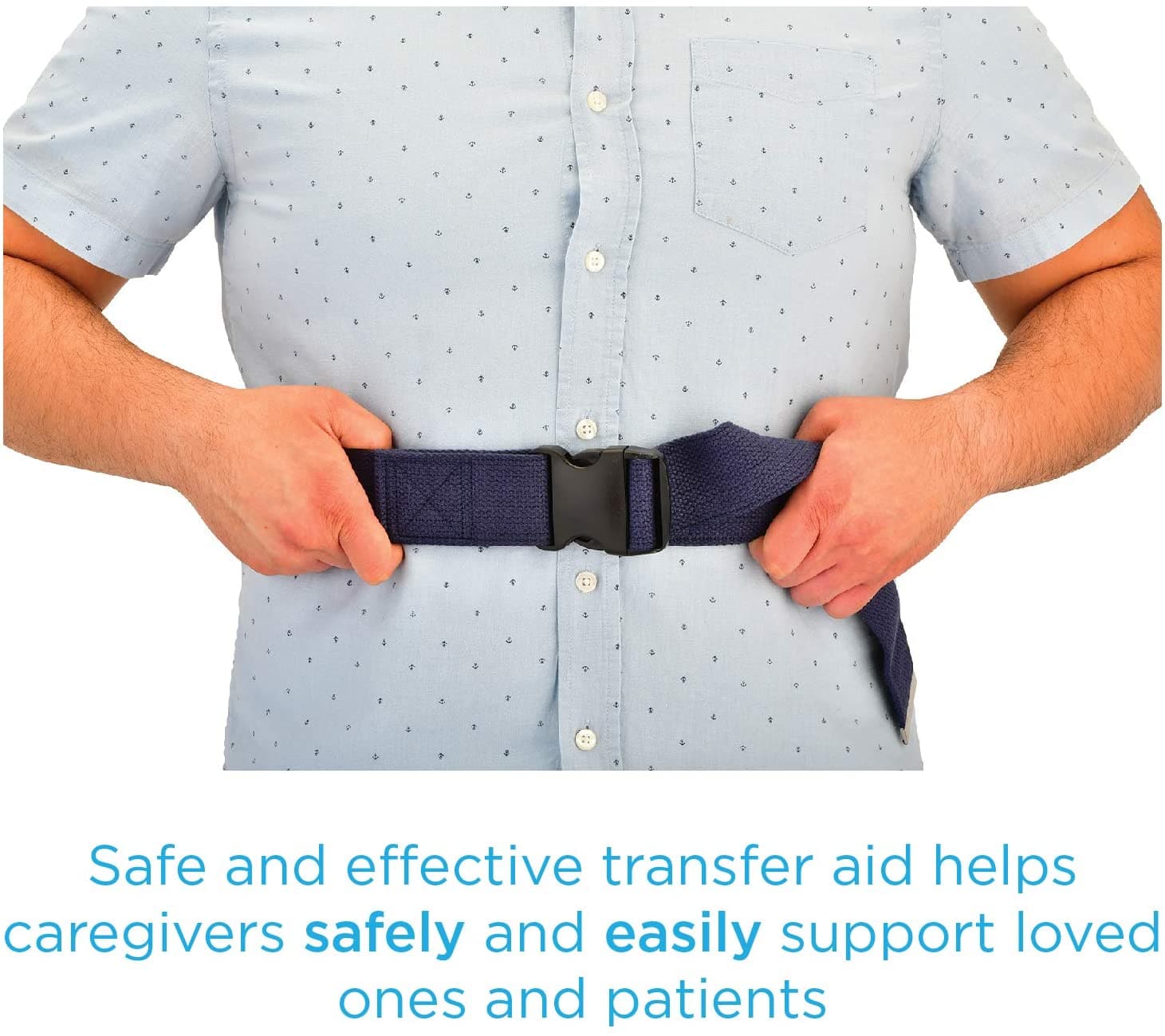Nova Medical Patient Transfer Gait Belts - Plastic Buckle - primehubstore.shop Gait Belts