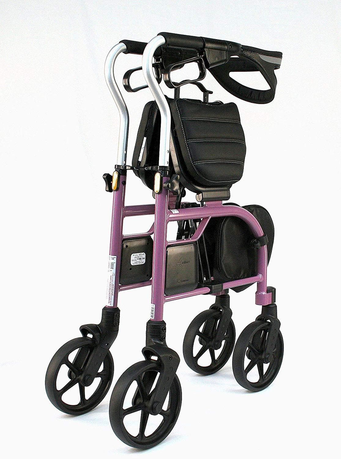 Evolution Trillium Lightweight Folding Rolling Walker Rollator with Large 8" Wheels - Open Box - primehubstore.shop Rollators