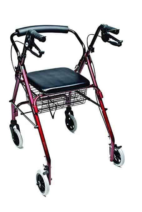 Lumex Walkabout Lite Four-Wheel Rollators - Lightweight 14.5 lbs - primehubstore.shop Rollators