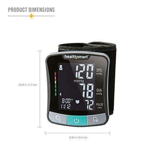 HealthSmart Premium Series Wrist Digital Blood Pressure Monitor - primehubstore.shop Blood Pressure Monitors
