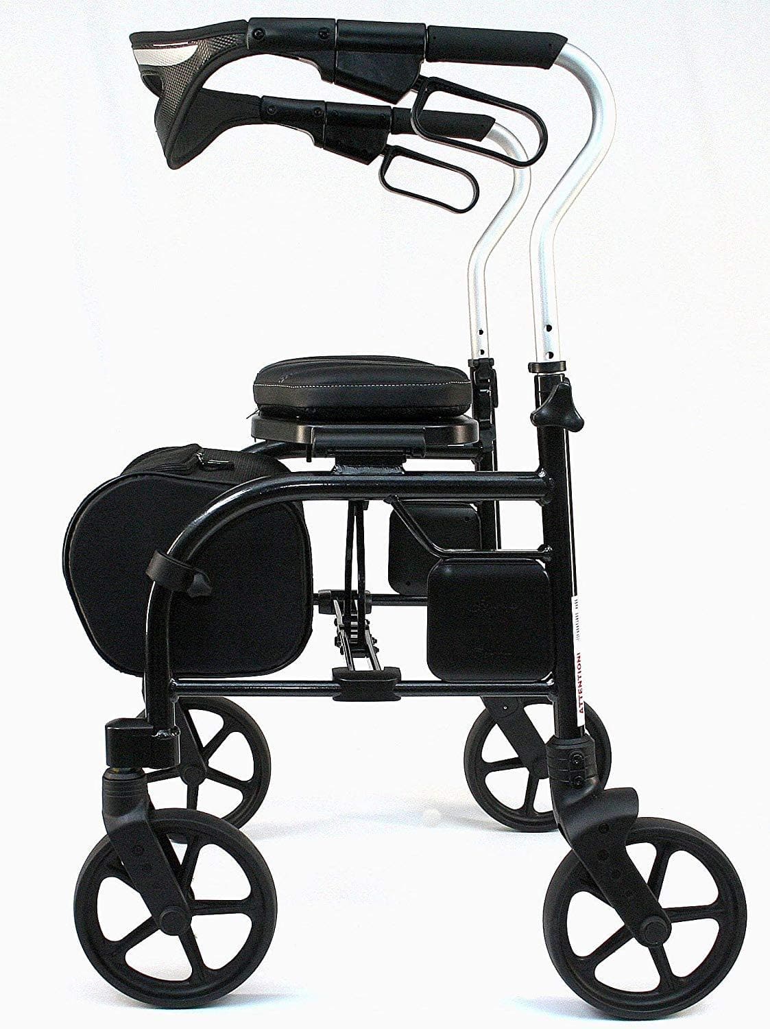 Evolution Trillium Lightweight Folding Rolling Walker Rollator with Large 8" Wheels - Open Box - primehubstore.shop Rollators