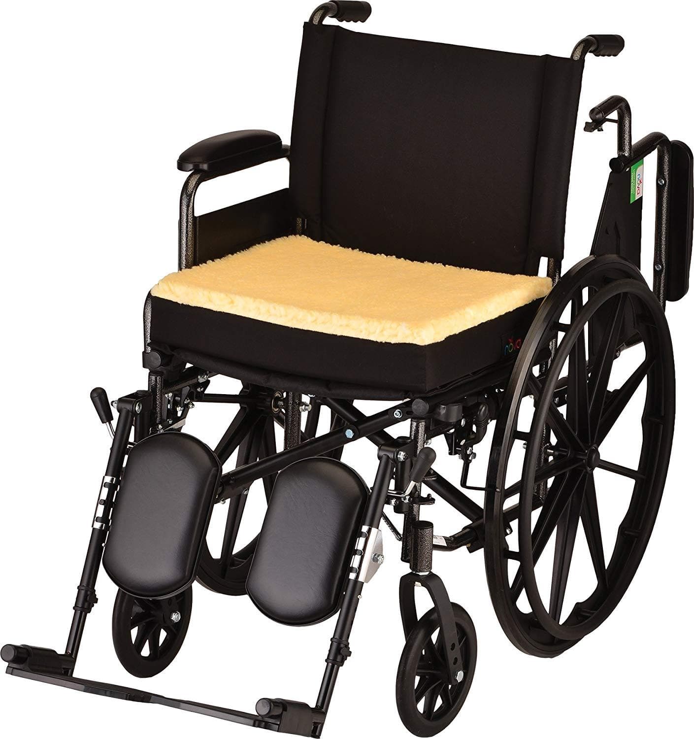 Nova Medical Sheep Skin Top - Gel & Memory Foam Seat and Wheelchair Cushions - primehubstore.shop Cushions