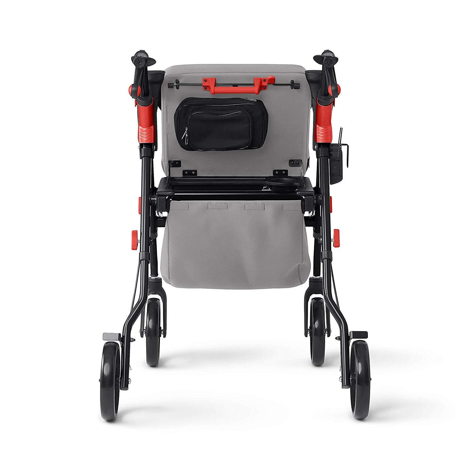 Medline Premium Empower Rollator Walker with Microban Antimicrobial Protection, Seat, Comfort Handles and Thick Backrest - primehubstore.shop Rollators