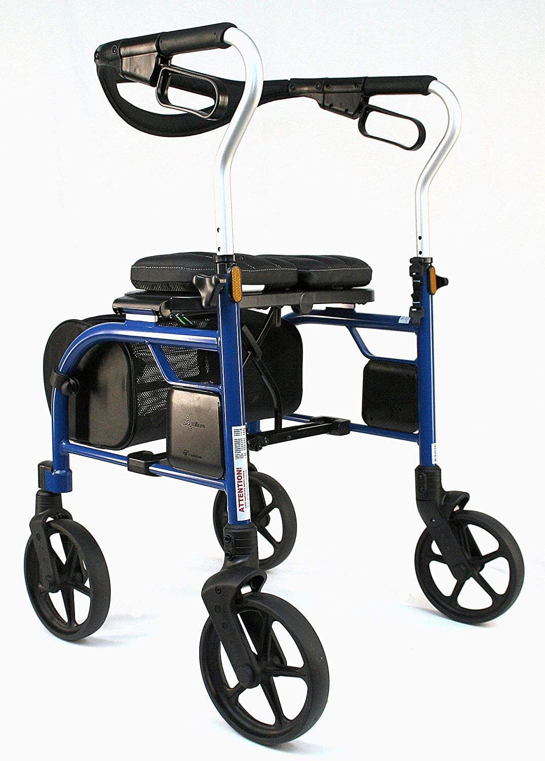 Evolution Trillium Lightweight Folding Rolling Walker Rollator with Large 8" Wheels - Open Box - primehubstore.shop Rollators