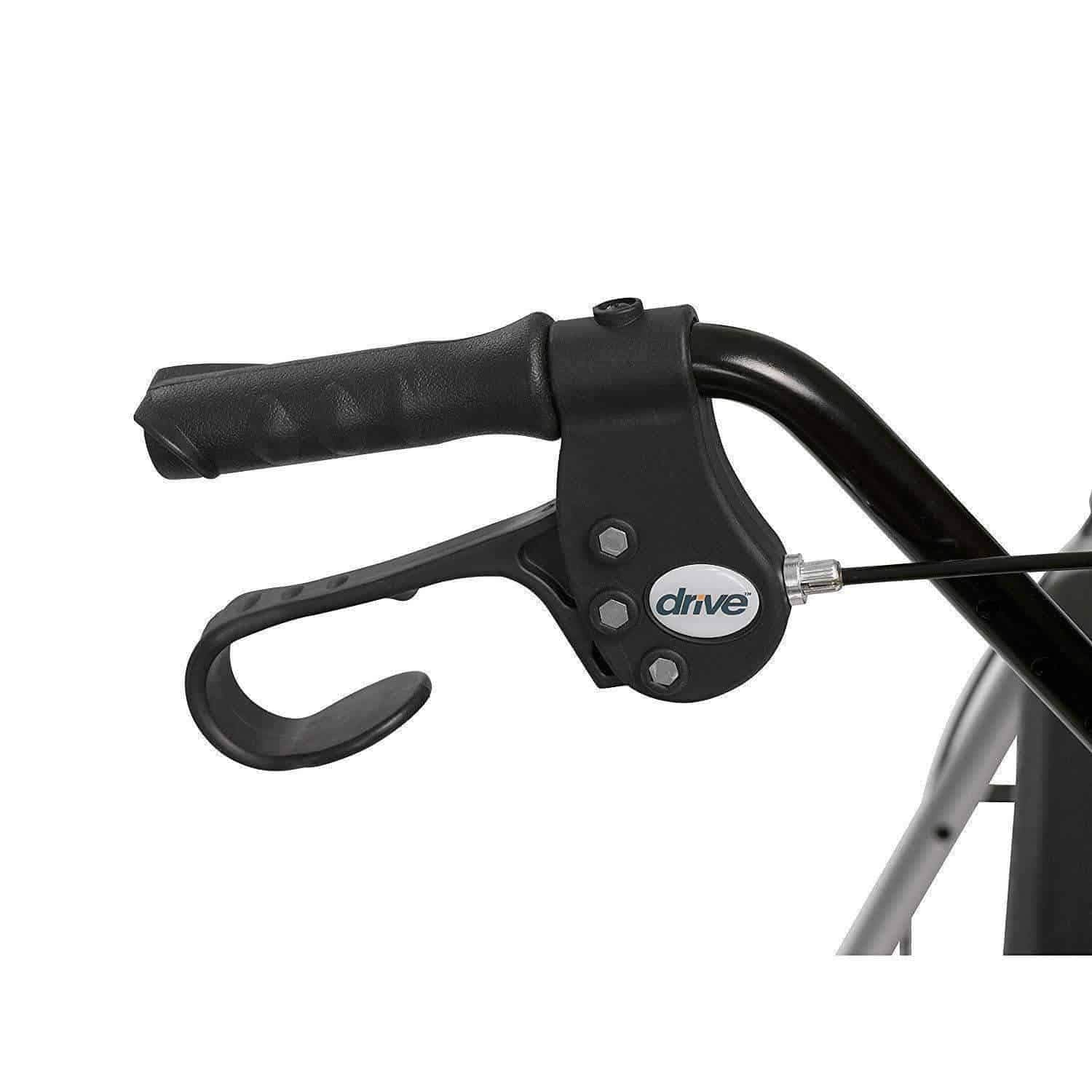 Drive Medical Rollator Rolling Walker with 6" Wheels, Fold Up Removable Back Support & Padded Seat - primehubstore.shop Rollators