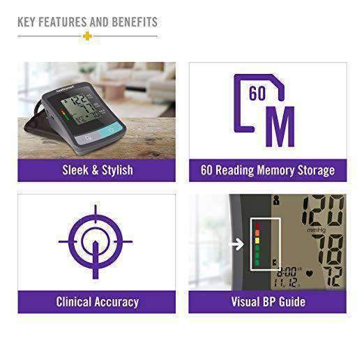 HealthSmart Standard Series Auto Blood Pressure Monitor - primehubstore.shop Blood Pressure Monitors