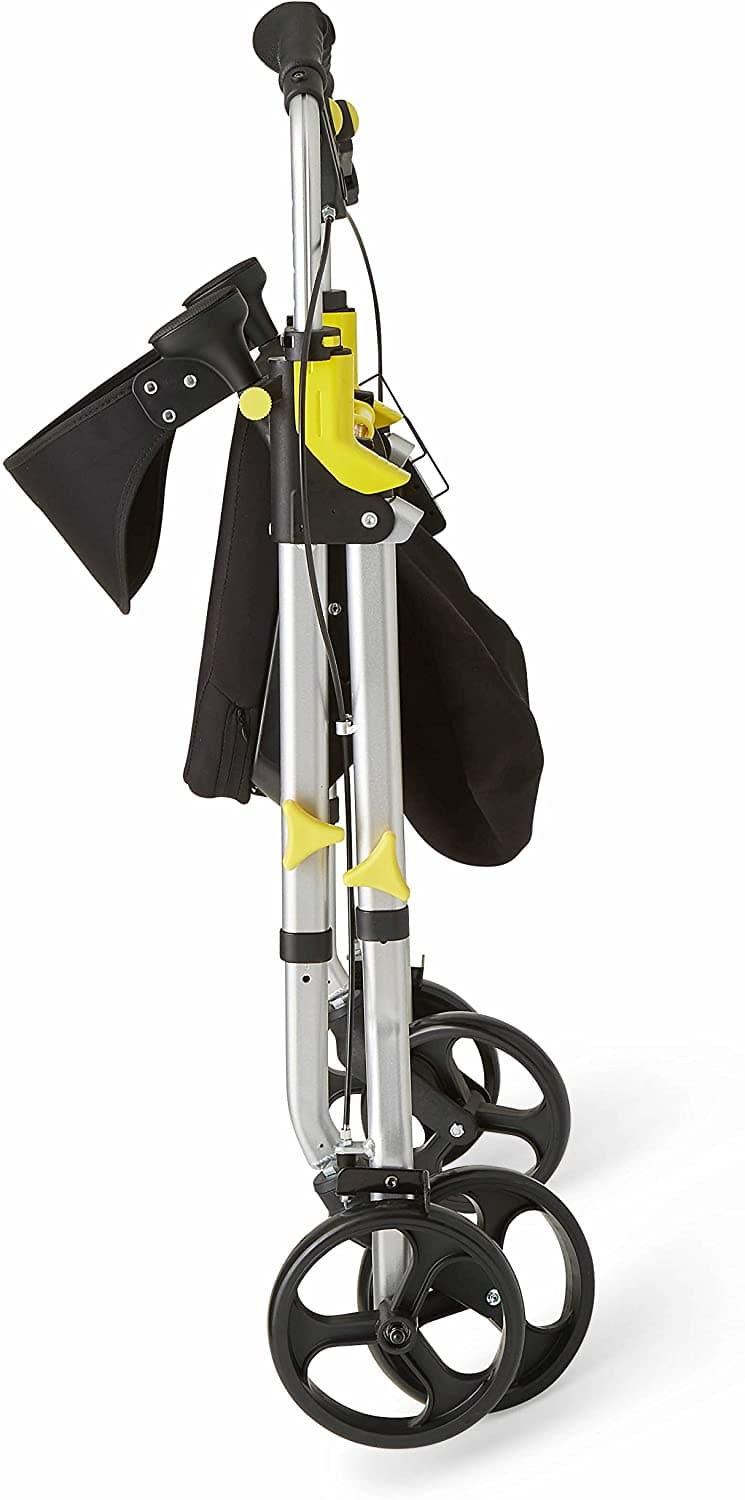 Medline Premium Empower Folding Mobility Rollator Walker with 8" Wheels - primehubstore.shop Rollators