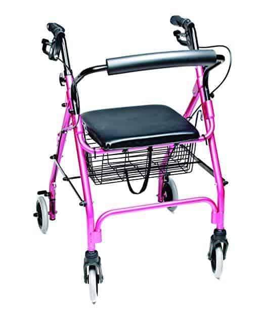 Lumex Walkabout Lite Four-Wheel Rollators - Lightweight 14.5 lbs - primehubstore.shop Rollators