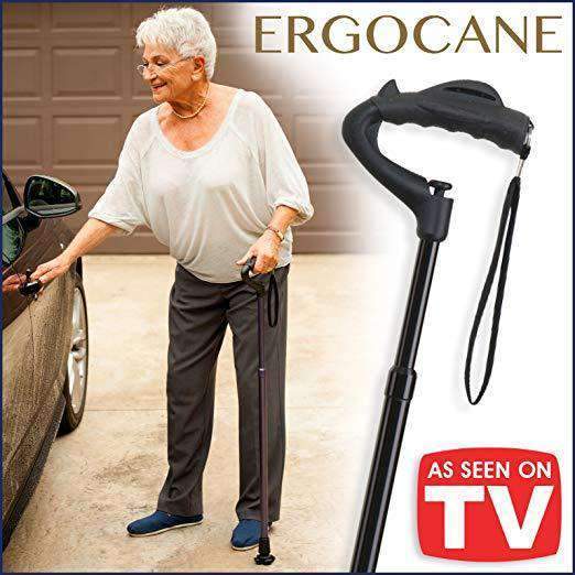 Ergoactives Ergocane 2G – Fully-Adjustable Ergonomic Canes As Seen On TV - primehubstore.shop Canes