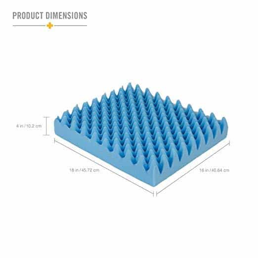 DMI Convoluted Egg Crate Wheelchair Seat Cushions - primehubstore.shop Wheelchair Cushions