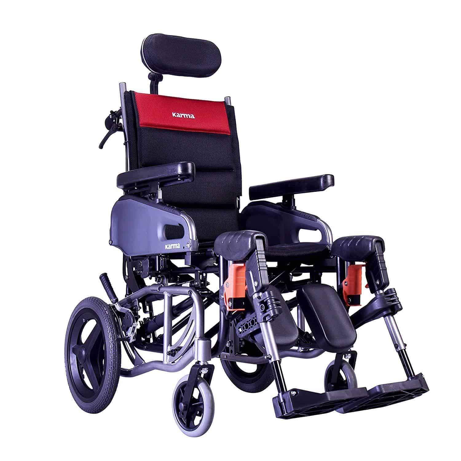 Karman Healthcare Tilt in Space Reclining Transport Wheelchairs - primehubstore.shop Reclining Wheelchairs