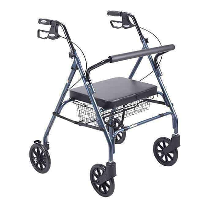 Drive Medical Go-Lite Heavy Duty Bariatric Steel Rollators - primehubstore.shop Rollators