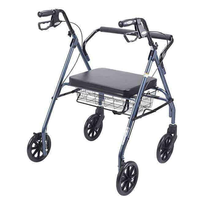 Drive Medical Go-Lite Heavy Duty Bariatric Steel Rollators - primehubstore.shop Rollators