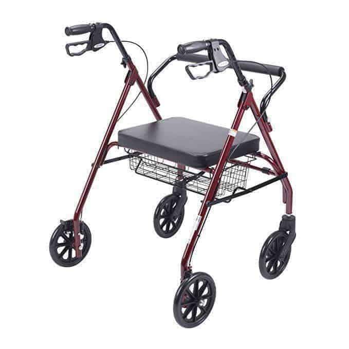 Drive Medical Go-Lite Heavy Duty Bariatric Steel Rollators - primehubstore.shop Rollators
