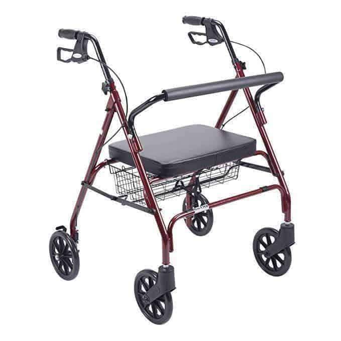 Drive Medical Go-Lite Heavy Duty Bariatric Steel Rollators - primehubstore.shop Rollators