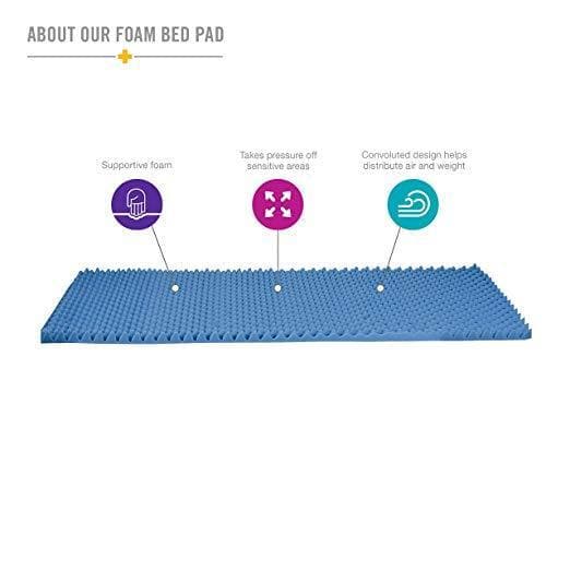 DMI Soft Foam Bed Topper Support Pads - Great For Additional Comfort - primehubstore.shop Bed Pads