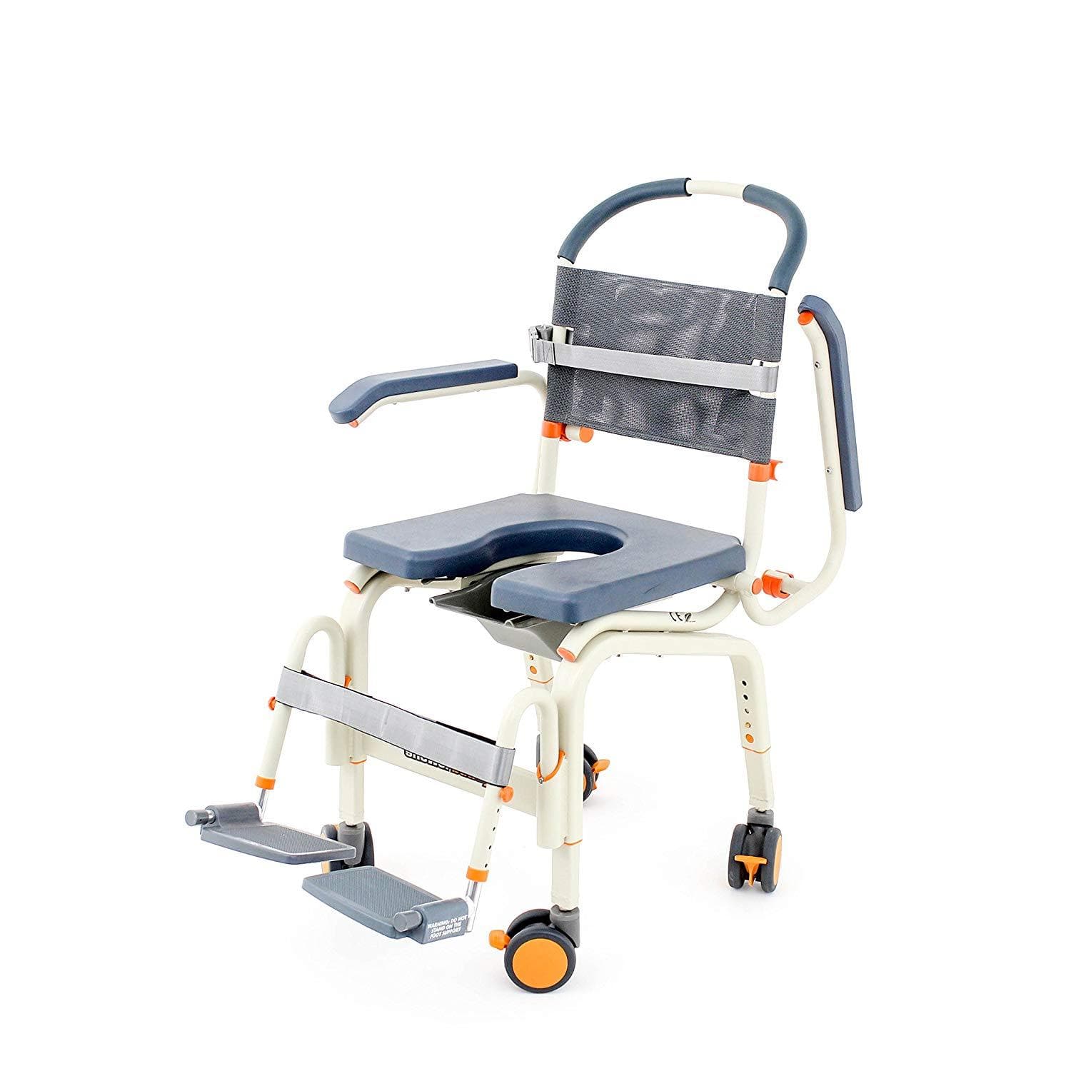 ShowerBuddy Roll-In Buddy Lite Transport Shower Chair with Commode Opening - primehubstore.shop Shower Chairs
