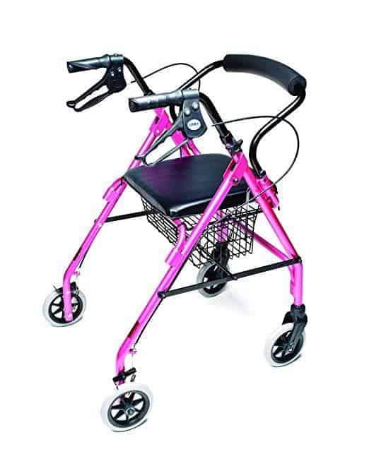 Lumex Walkabout Lite Four-Wheel Rollators - Lightweight 14.5 lbs - primehubstore.shop Rollators