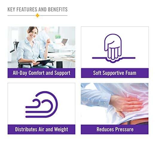 DMI Convoluted Egg Crate Wheelchair Seat Cushions - primehubstore.shop Wheelchair Cushions