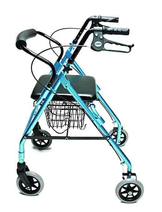Lumex Walkabout Lite Four-Wheel Rollators - Lightweight 14.5 lbs - primehubstore.shop Rollators