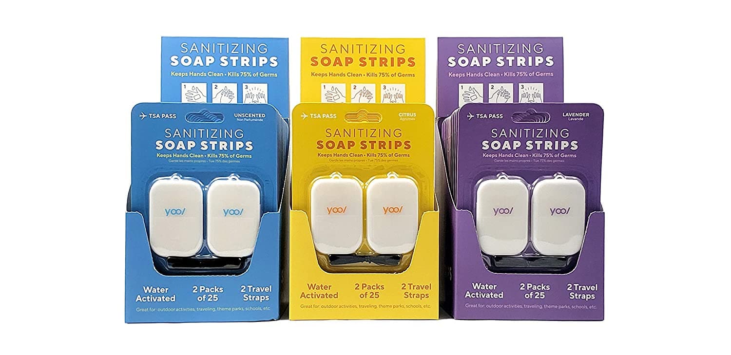Yool SaniSoap - 2-in-1 Anti-Bacterial & Hand Soap Strips - primehubstore.shop Hand Soaps