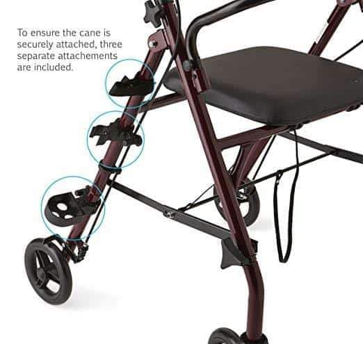 Medline Universal Mobility Cup & Cane Holder Combo Kit - primehubstore.shop Cup Holders